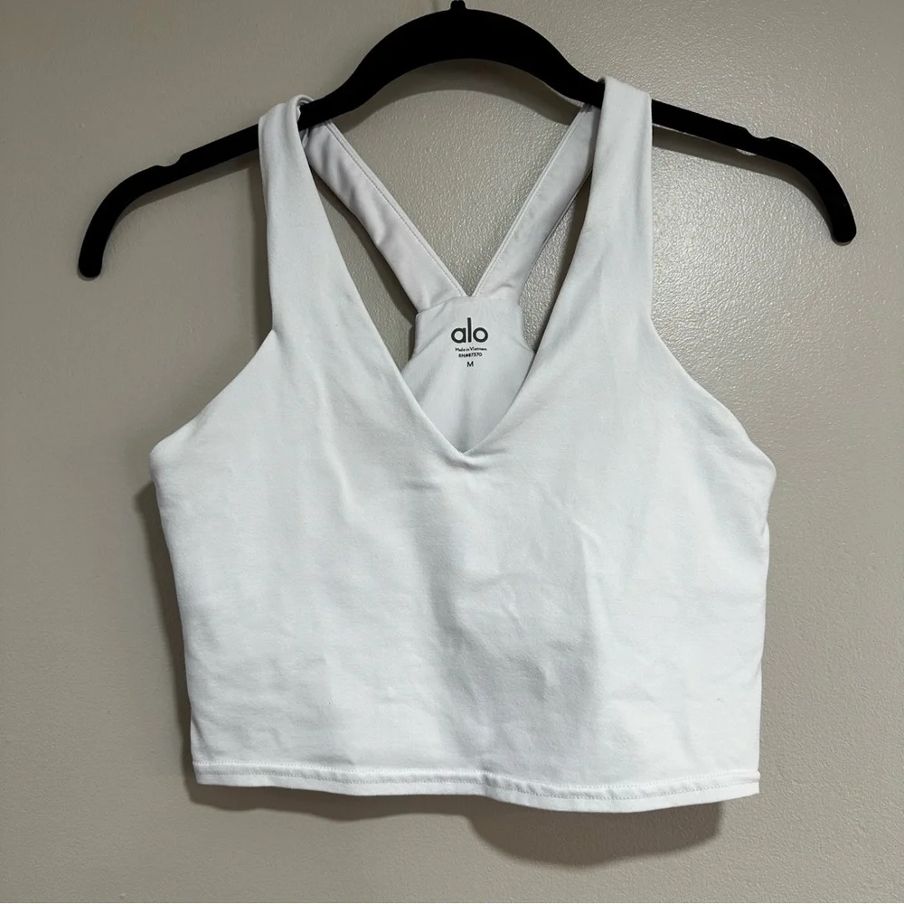 ALO Yoga Airbrush Real Bra Tank - Size M - Picture 3 of 6